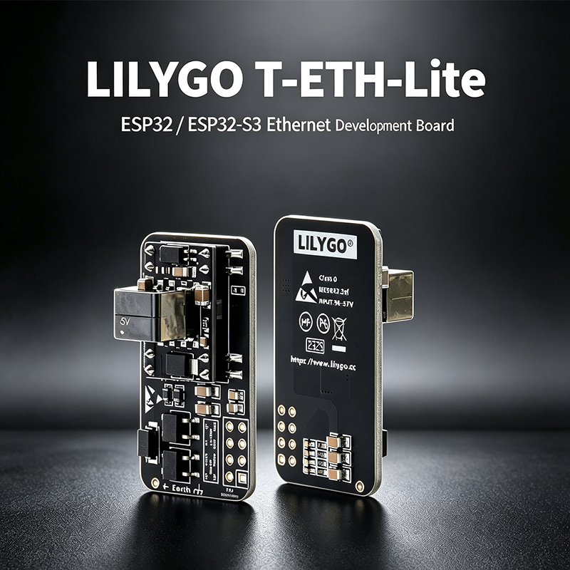 Ethernet Module W5500 - LILYGO T‑ETH‑Lite Ontwikkelbord, ESP32/ESP32‑S3, W5500/RTL8201 Ethernet,
